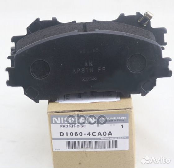 Колодки тормозные nissan D1060-4CA0A (D10604CA0A)