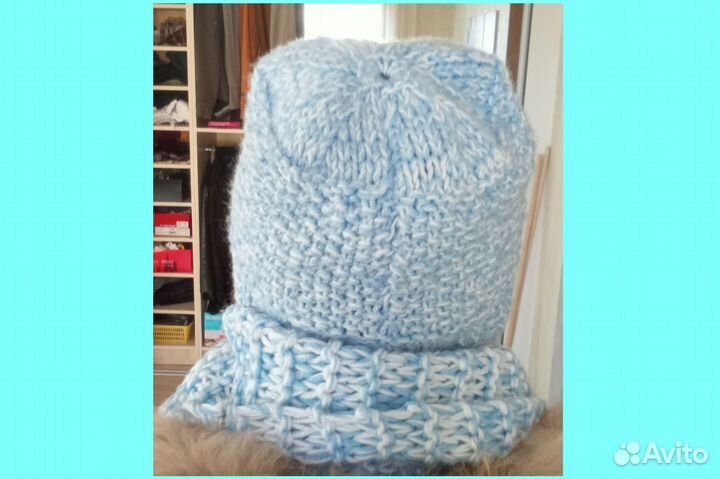 Шапка и шарф комплект