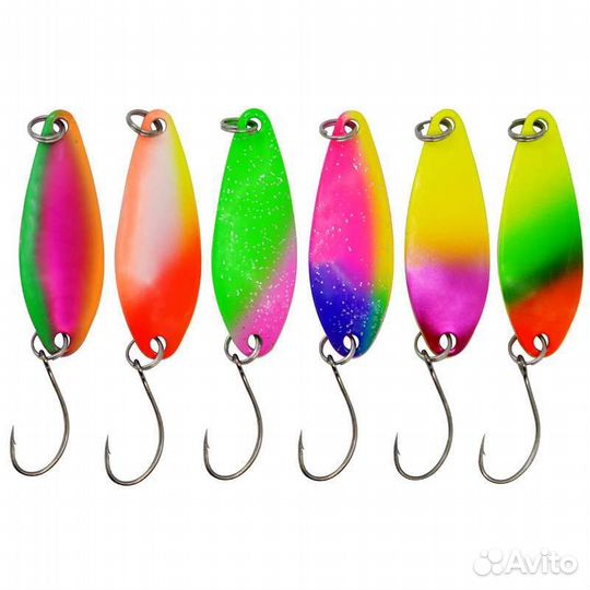 Форелевые блесна набор из 10 шт в коробке