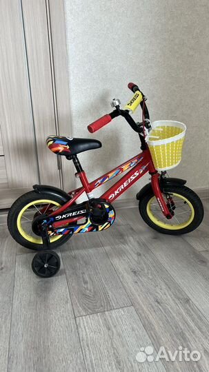 Двухколесный детский велосипед Kreiss 12 дюймов