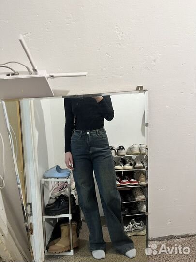 Джинсы широкие