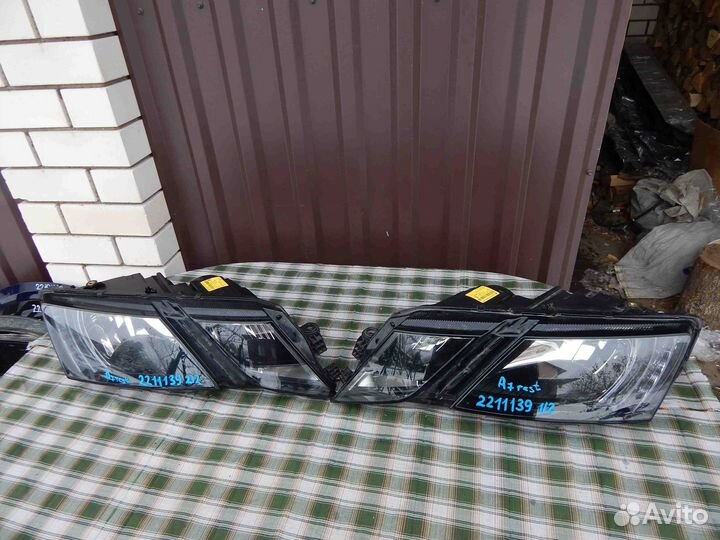 Фара передняя (комплект) Skoda Octavia A7 рестайли