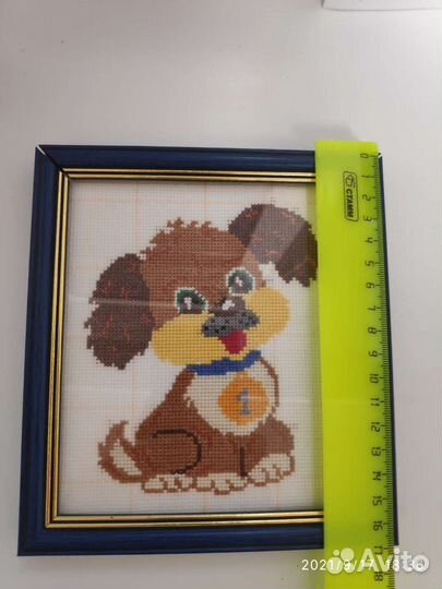 Картина вышитая