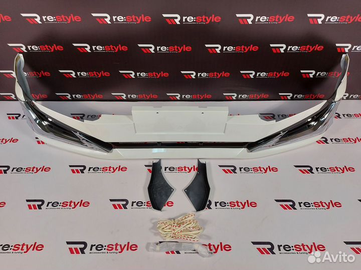 Губа передняя Toyota Land Cruiser Prado 120 R1018