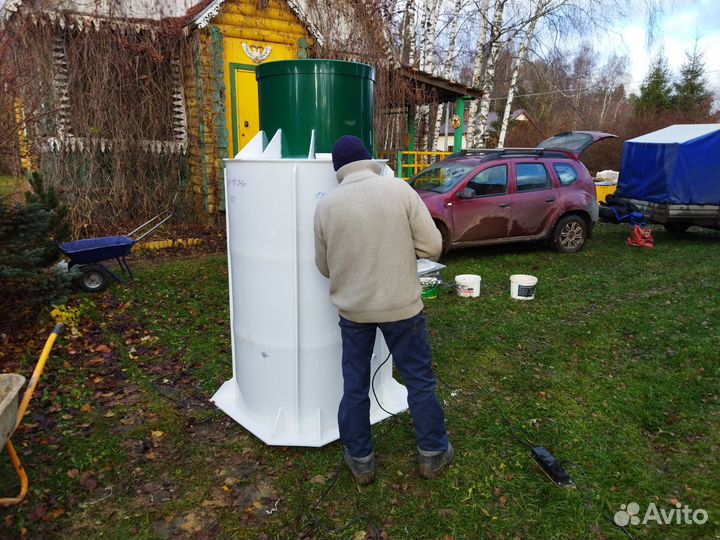 Пластиковый кессон для скважины