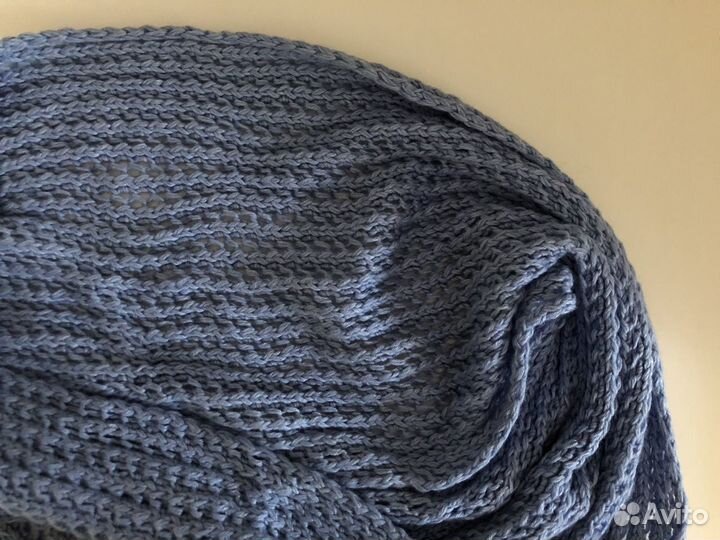 Снуд ажурный новый в два оборота ручной вязки