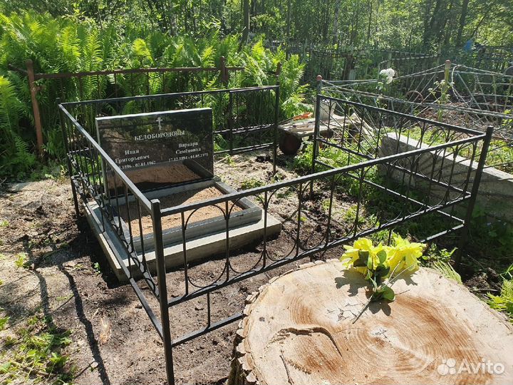 Изготовление оградок для кладбища