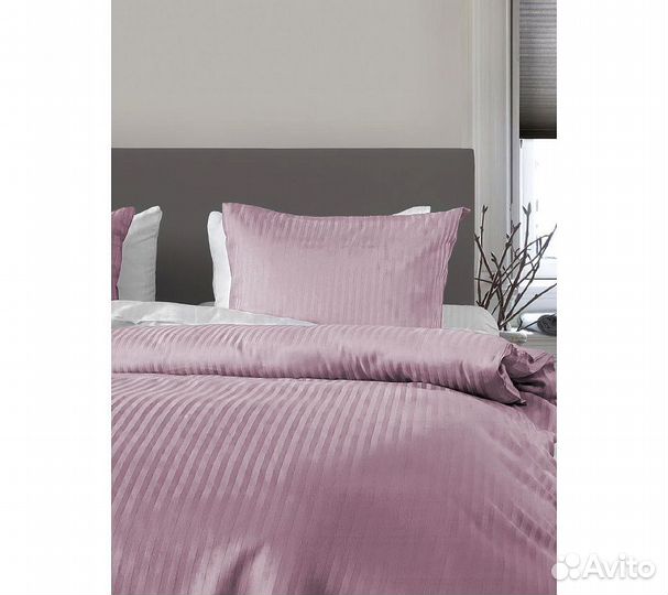 Постельное белье GoodNight Страйп-сатин евро (с на