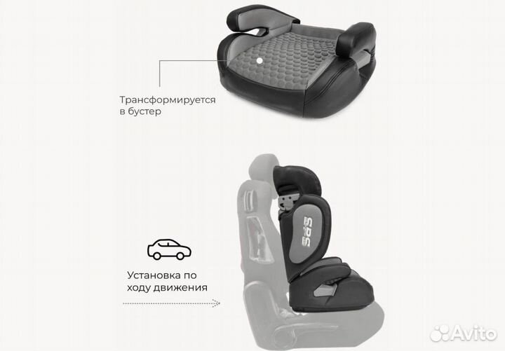 Автомобильное кресло Kenga isofix 3-12 лет