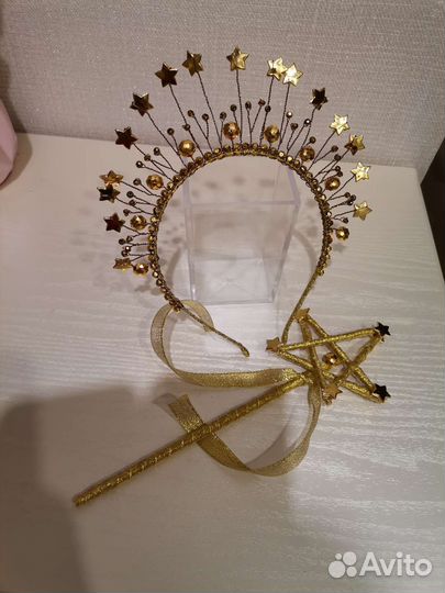 Ободок для волос ручной работы
