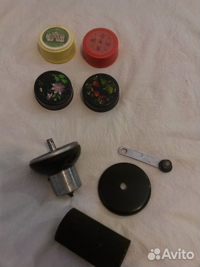 Ручная кофемолка СССР /Дорожные стаканчики /Домино