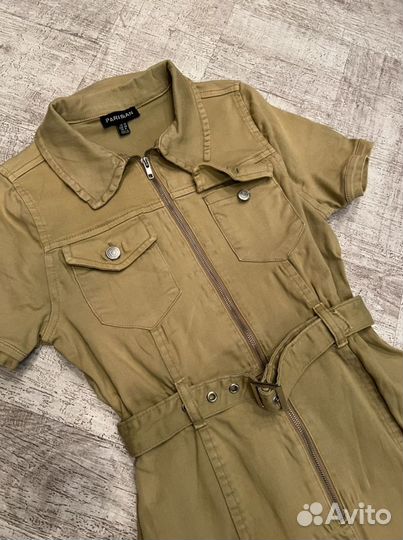 Джинсовый комбинезон