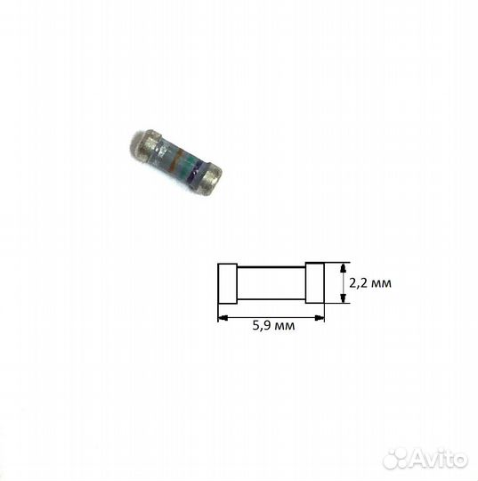1 шт Резистор P1-11 75 кОм