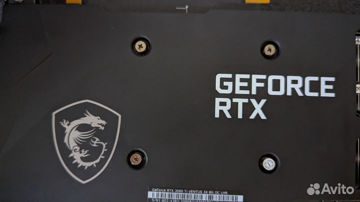 Видеокарта MSI GeForce RTX 3060 Ti ventus 3X OC