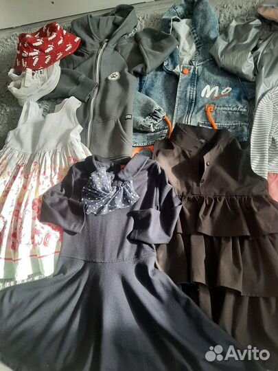 Детские вещи пакетом на девочку 116-128