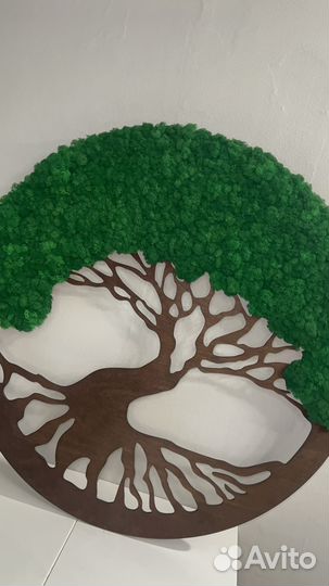 Дерево жизни из стабилизированного мху d70см