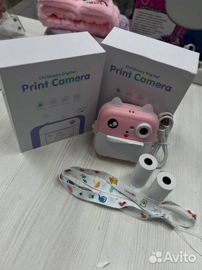 Детский цифровой фотоаппарат розовый