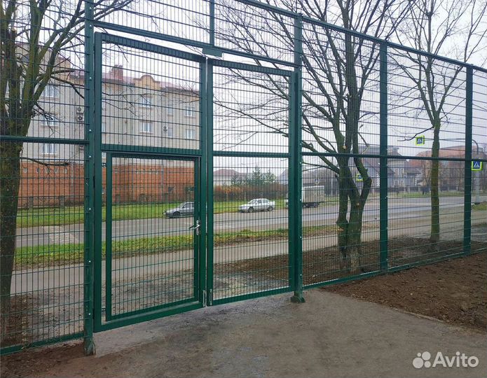 Заборы из 2D сетки со склада новые доставка