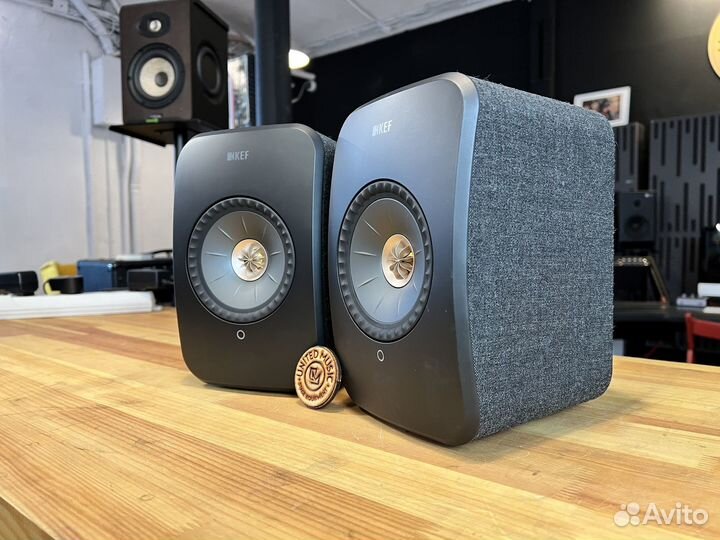 Kef LSX II Carbon Black, комплект в Наличии