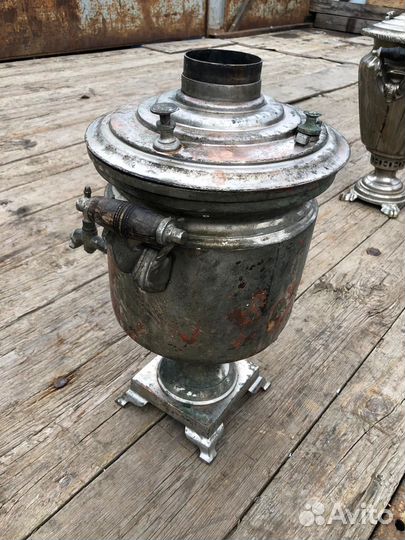 Самовар старый угольный
