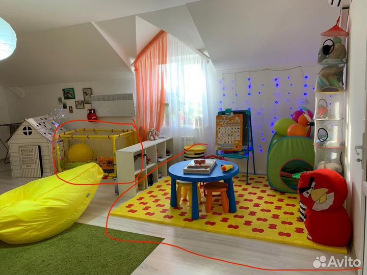 Манеж наполный игровой 250*250см