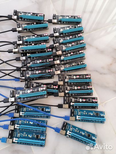 Райзеры для видеокарт PCI-E 1X to 16X