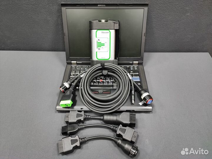 Автосканер Volvo vocom + ноутбук с по