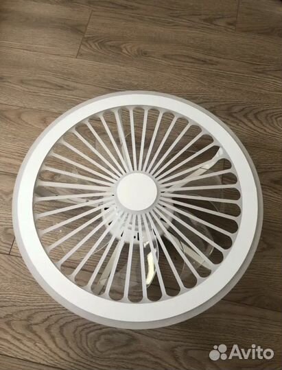 Люстра потолочная светодиодная с вентилятором