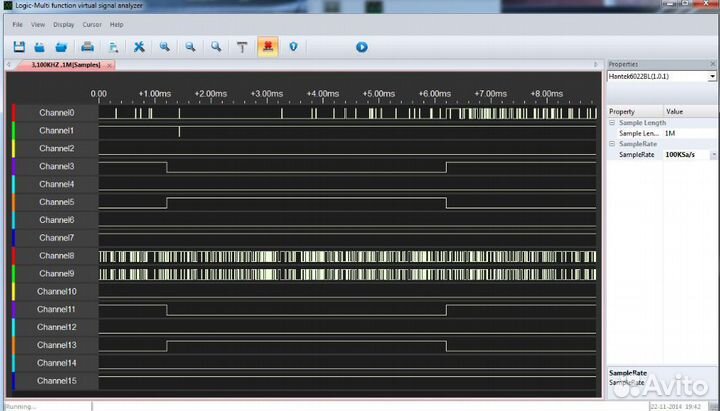 Осциллограф двухканальный цифровой Hantek 6022BL