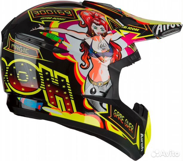 Кроссовый эндуро шлем Airoh Switch мото мотоцикл