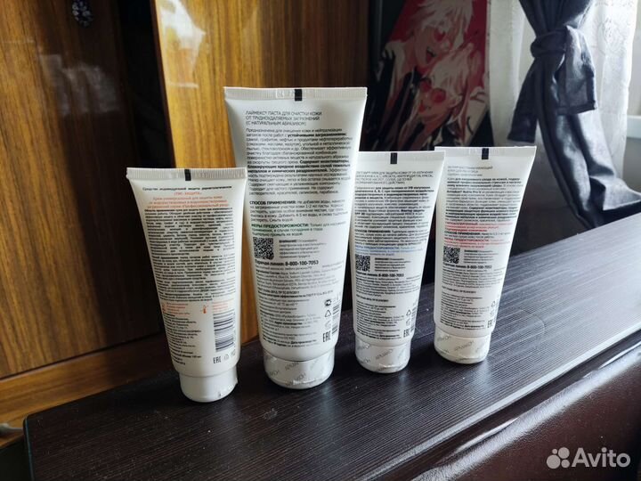Крем для защиты, восстановления, паста очищающая