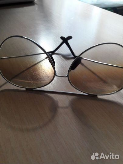 Винтажные солнцезащитные очки авиаторы-хамелионы