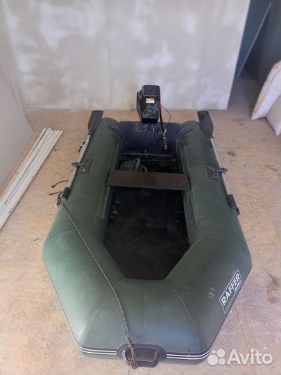 Надувная лодка пвх бу с мотором