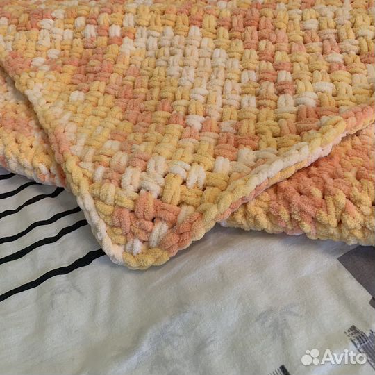 Пледы, шарфы, пинетки из Alize Puffy