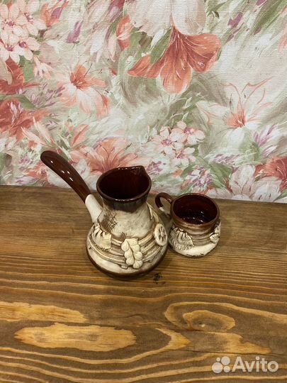 Турка для кофе керамическая