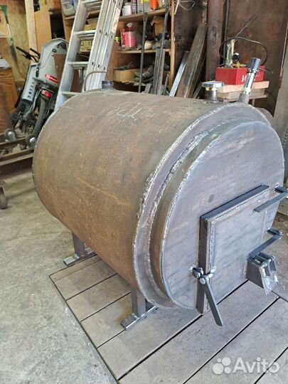 Отопительный котел на дровах (твердотопливный)