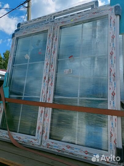 Двухстворчатое новое окно