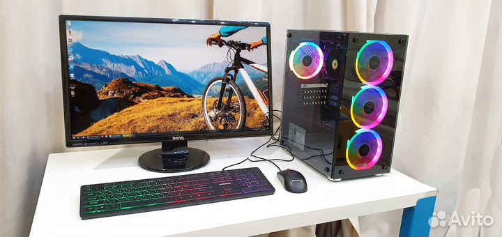 Новый LED Корпус + i5, SSD + Монитор 22*, Клава, М