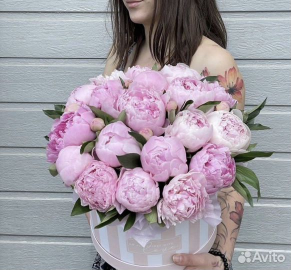 Пионы, цветы от производителя. Гарантия. 24/7