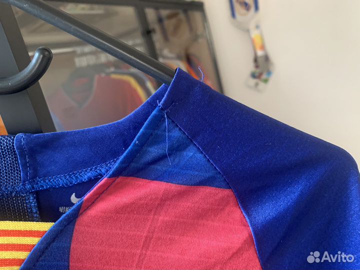 Футболка Месси Барселона 2019/2020 длинный рукав