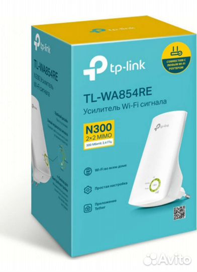 Усилитель Wi-Fi-сигнала TP-Link TL-WA854RE