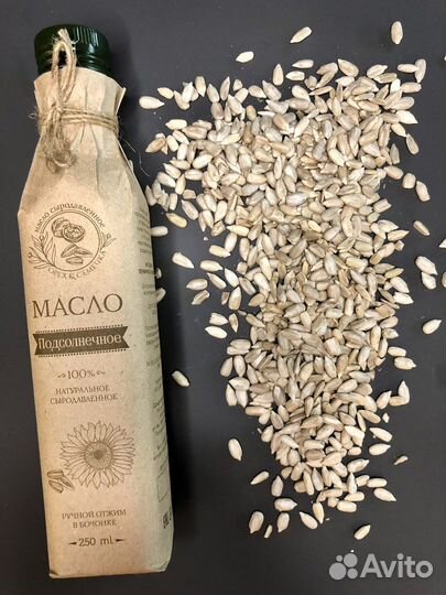 Подсолнечное, льняное масло сыродавленное