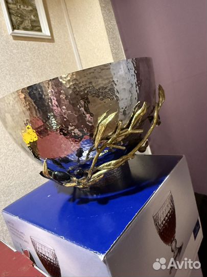 Чаша 21,6х21,6 см Michael Aram Olive Branch