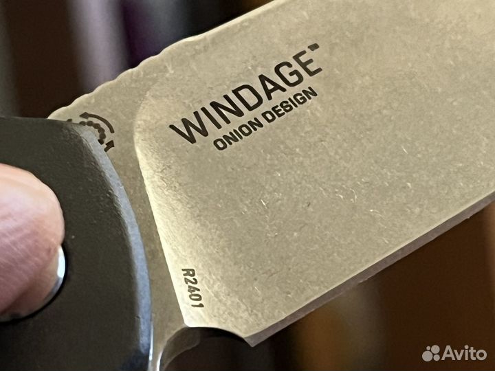 Премиум нож crkt с кожаным чехлом