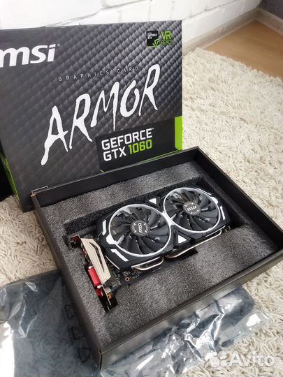 Видеокарта MSI GeForce GTX 1060 3Gb