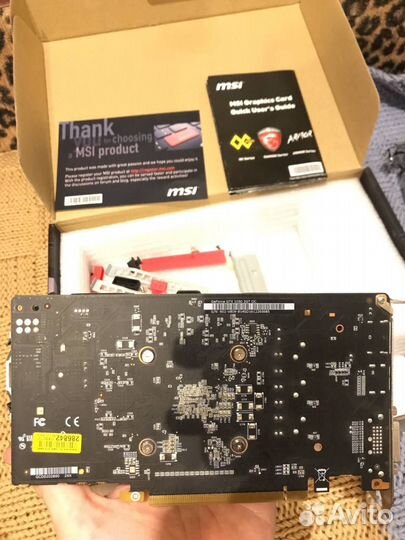 Видеокарта MSI GTX 1050 2gb