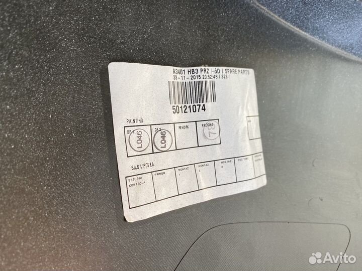 Новый передний бампер opel astra j gtc