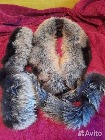 Меховой воротник песец