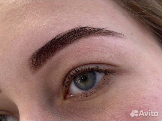 Коррекция и окрашивание бровей