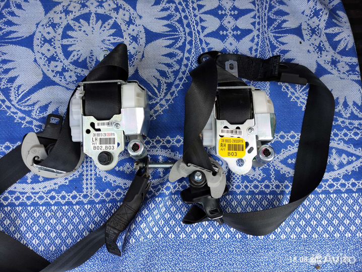 Ремни безопасности Hyundai SantaFE